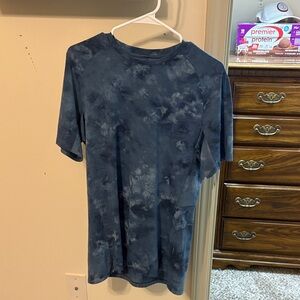 lululemon athletica Dark Blue Patterned Tee